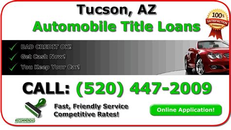 Registration Loans Tucson Az